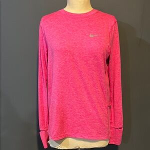Women’s Neon Nike Running Long Sleeve Shirt. Small